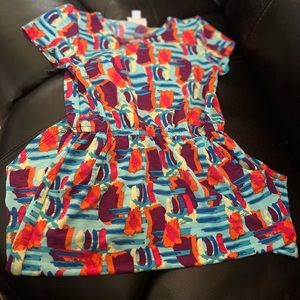 Size 10 little girl LuLaRoe Dress perfect condition
